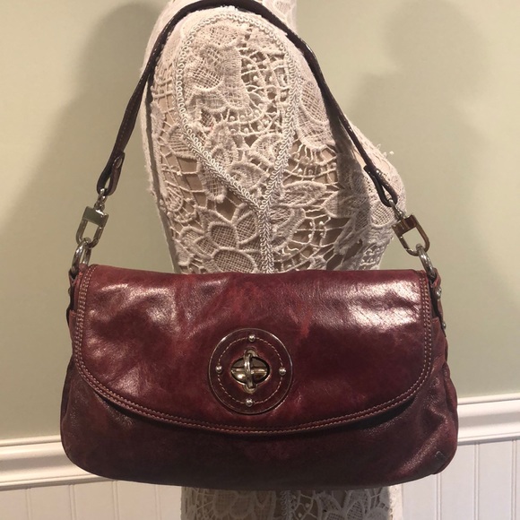 Adrienne Vittadini Bags Adrienne Vittadini Cranberry Leather